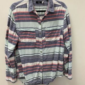 Urban Outfitters BDG pastel striped flannel - M